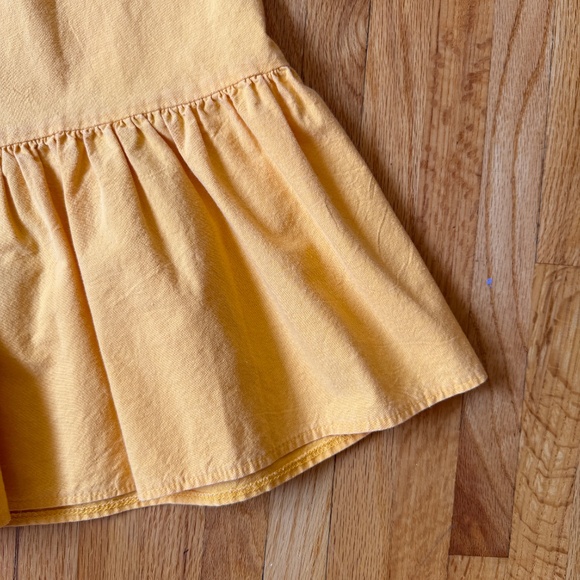 Beautiful Vintage 80s Sunshine Yellow Midi Peasant Skirt - Picture 6 of 9